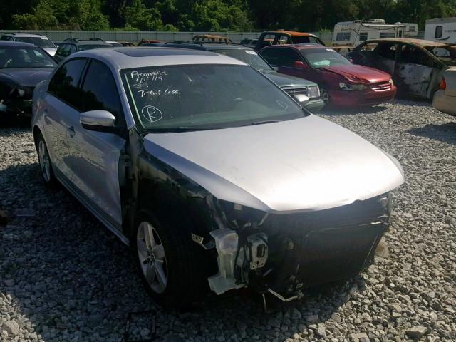 3VWLL7AJXBM130725 - 2011 VOLKSWAGEN JETTA TDI SILVER photo 1