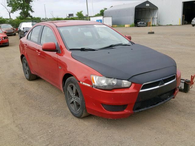 JA3AU26U48U605382 - 2008 MITSUBISHI LANCER ES RED photo 1