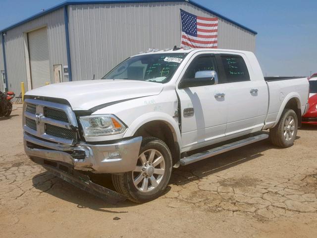 3C63R3NL2FG633862 - 2015 RAM 3500 LONGH WHITE photo 2