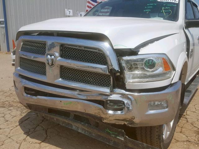 3C63R3NL2FG633862 - 2015 RAM 3500 LONGH WHITE photo 9