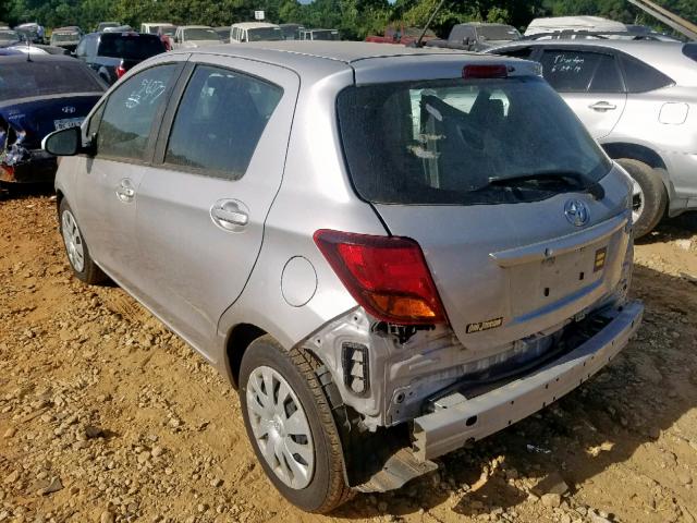 VNKKTUD32GA062751 - 2016 TOYOTA YARIS L SILVER photo 3