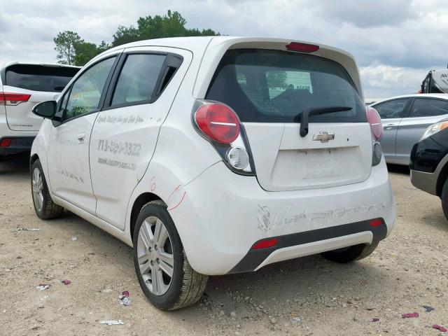 KL8CB6S97EC524282 - 2014 CHEVROLET SPARK LS WHITE photo 3