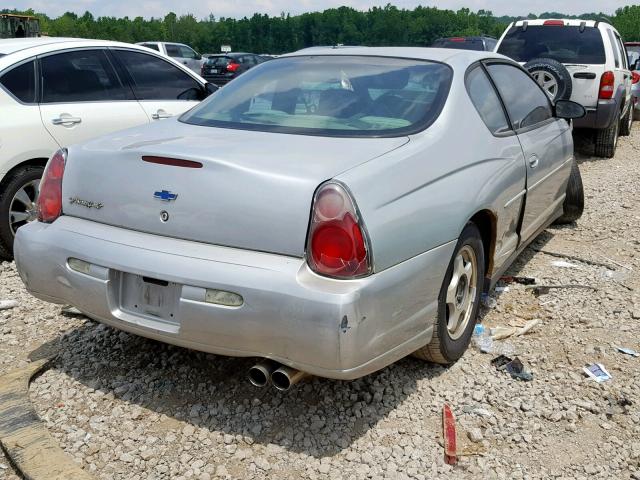 2G1WW12E649101412 - 2004 CHEVROLET MONTE CARL SILVER photo 4