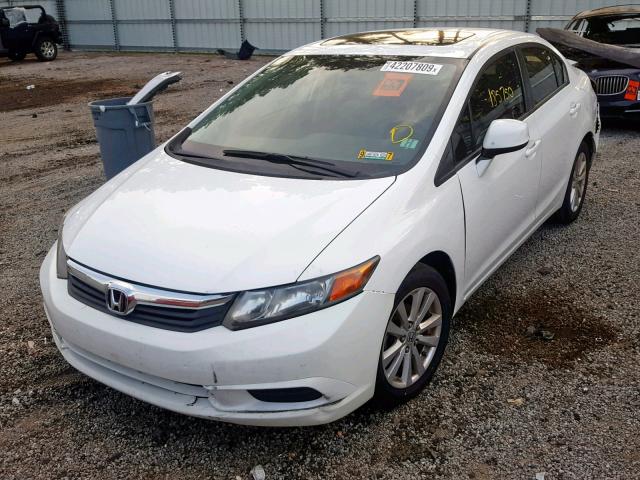 19XFB2F97CE091785 - 2012 HONDA CIVIC EXL 白色 照片 2