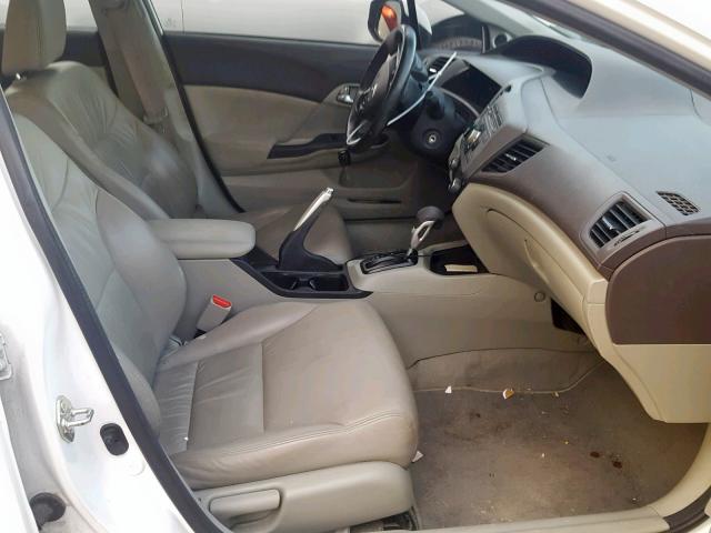 19XFB2F97CE091785 - 2012 HONDA CIVIC EXL 白色 照片 5