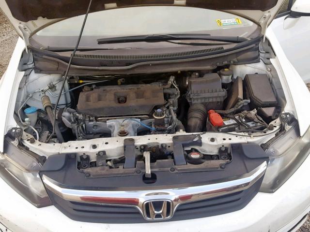 19XFB2F97CE091785 - 2012 HONDA CIVIC EXL 白色 照片 7