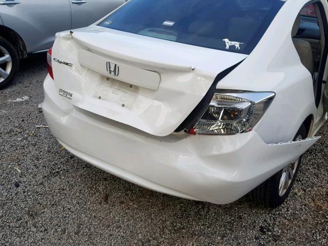 19XFB2F97CE091785 - 2012 HONDA CIVIC EXL 白色 照片 9