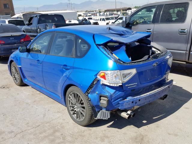 JF1GR7E62CG225998 - 2012 SUBARU IMPREZA WR BLUE photo 3