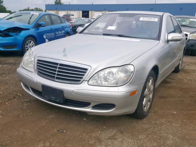 WDBNG84J95A456677 - 2005 MERCEDES-BENZ S 500 4MAT SILVER photo 2