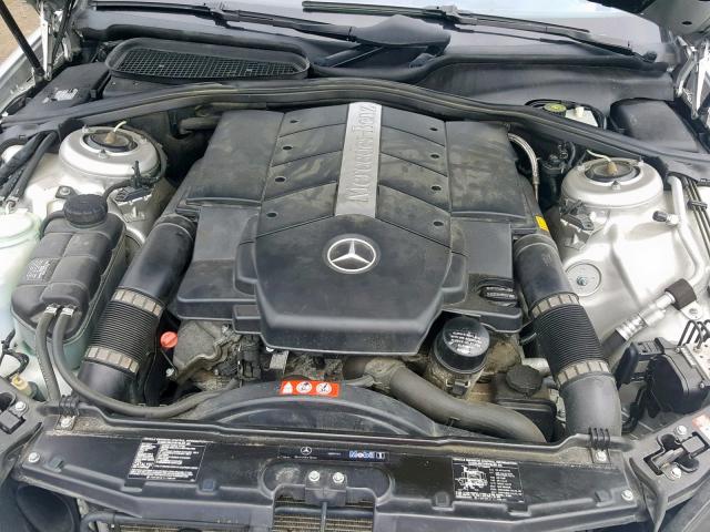 WDBNG84J95A456677 - 2005 MERCEDES-BENZ S 500 4MAT SILVER photo 7