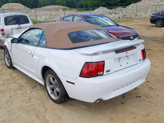 1FAFP45X42F160617 - 2002 FORD MUSTANG GT YELLOW photo 3