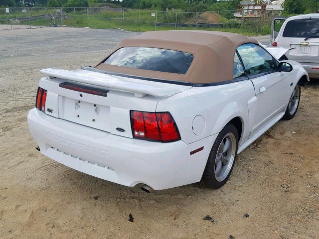 1FAFP45X42F160617 - 2002 FORD MUSTANG GT YELLOW photo 4