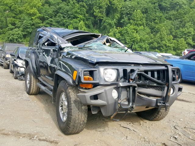 5GTDN13E878105342 - 2007 HUMMER H3 BLACK photo 1