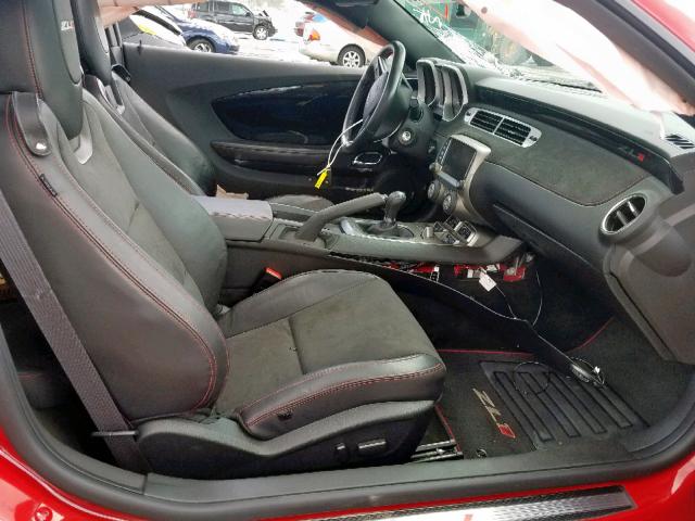 2G1FZ1EPXD9803009 - 2013 CHEVROLET CAMARO ZL1 红色 照片 5