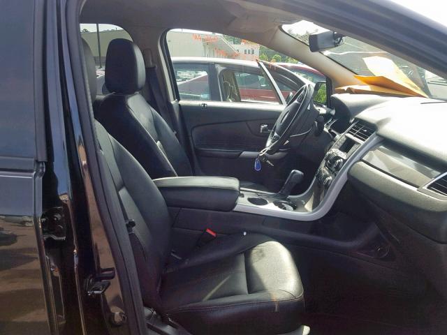 2FMDK4JC7EBB33609 - 2014 FORD EDGE SEL BLACK photo 5