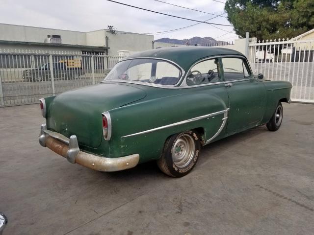 0000000B53L018380 - 1953 CHEVROLET 210 GREEN photo 4