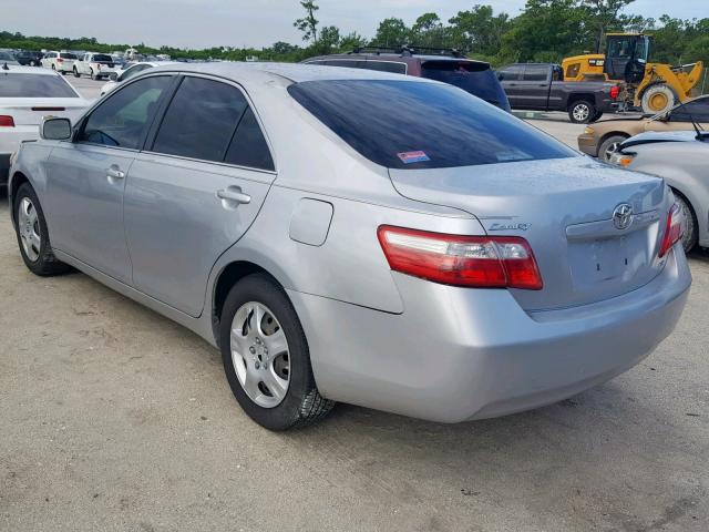 4T1BE46K07U528744 - 2007 TOYOTA CAMRY NEW SILVER photo 3