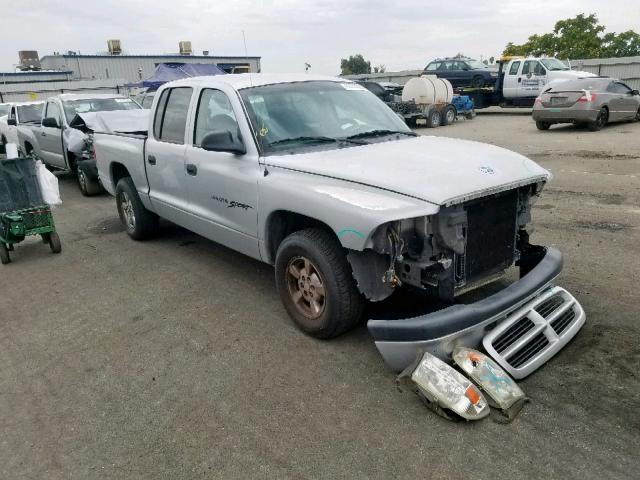 1B7HL2AX71S333464 - 2001 DODGE DAKOTA QUA SILVER photo 1