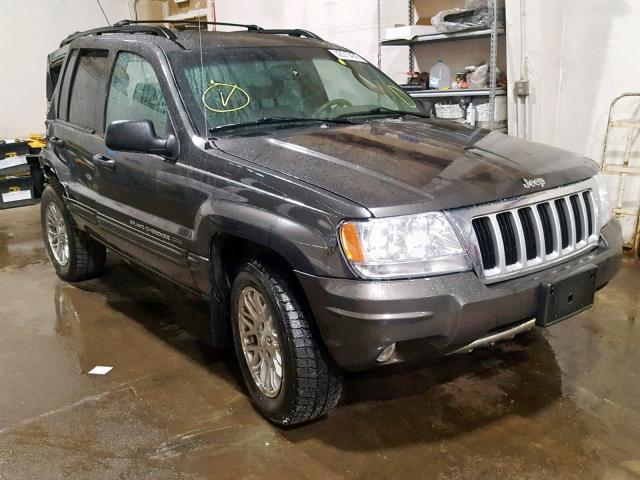 1J4GW58N24C405138 - 2004 JEEP GRAND CHER GRAY photo 1