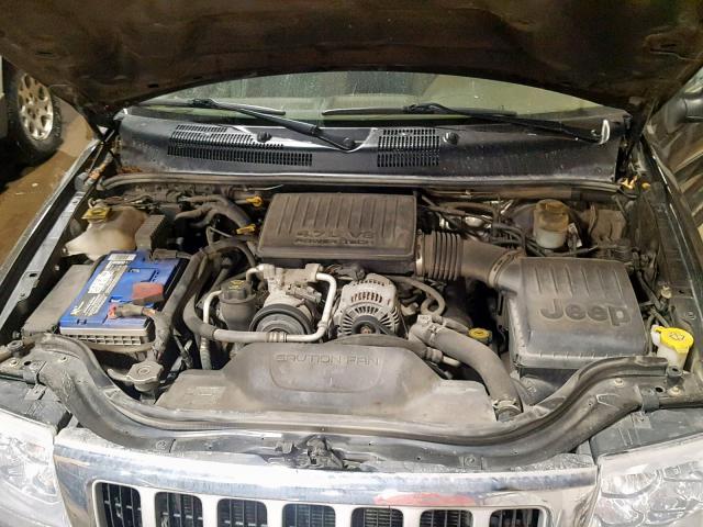 1J4GW58N24C405138 - 2004 JEEP GRAND CHER GRAY photo 7