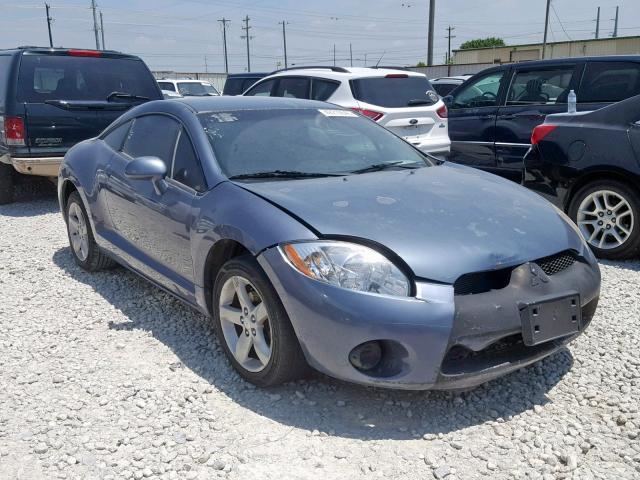 4A3AK24F38E003754 - 2008 MITSUBISHI ECLIPSE GS BLUE photo 1