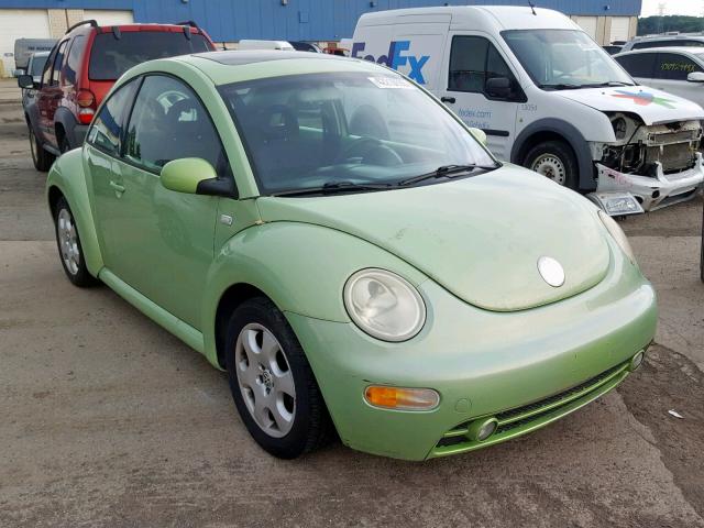 3VWCK21CX2M436962 - 2002 VOLKSWAGEN NEW BEETLE მწვანე ფოტო 1