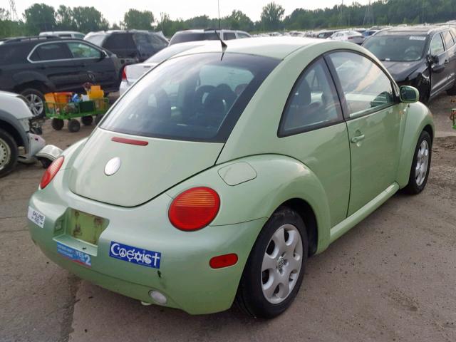 3VWCK21CX2M436962 - 2002 VOLKSWAGEN NEW BEETLE მწვანე ფოტო 4