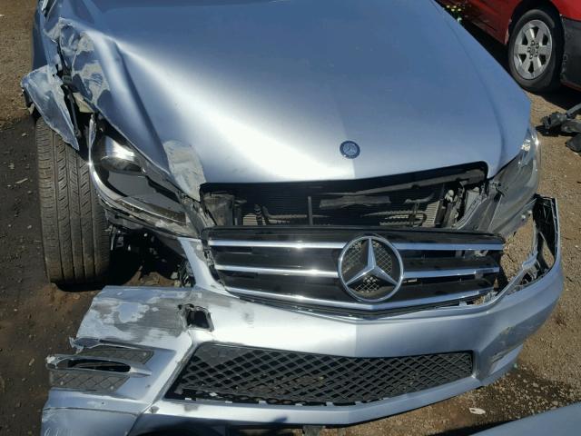 WDDGF4HBXEG244057 - 2014 MERCEDES-BENZ C 250 BLUE photo 7