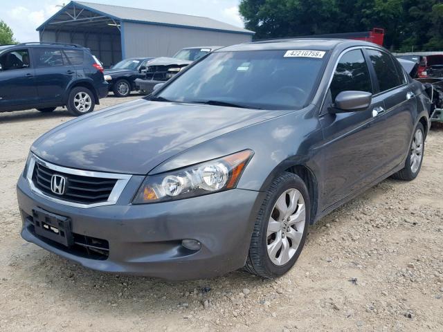 1HGCP3F84AA012950 - 2010 HONDA ACCORD EXL GRAY photo 2