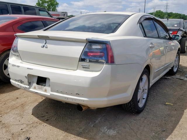 4A3AB76SX4E137985 - 2004 MITSUBISHI GALANT GTS WHITE photo 4