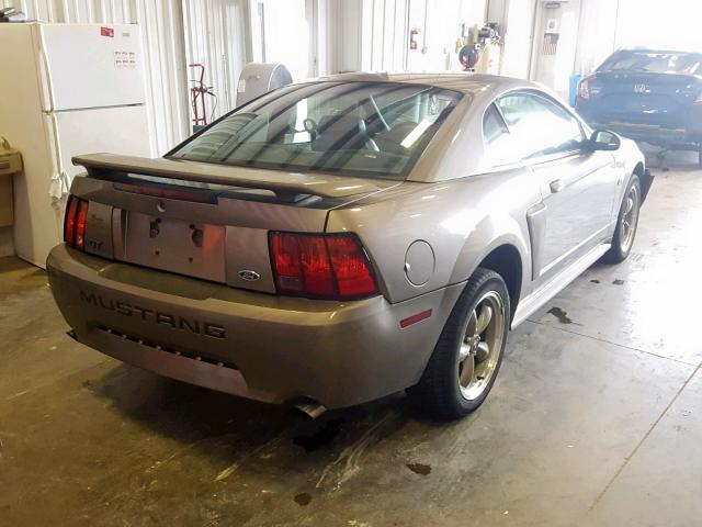 1FAFP42X91F254477 - 2001 FORD MUSTANG GT GOLD photo 4
