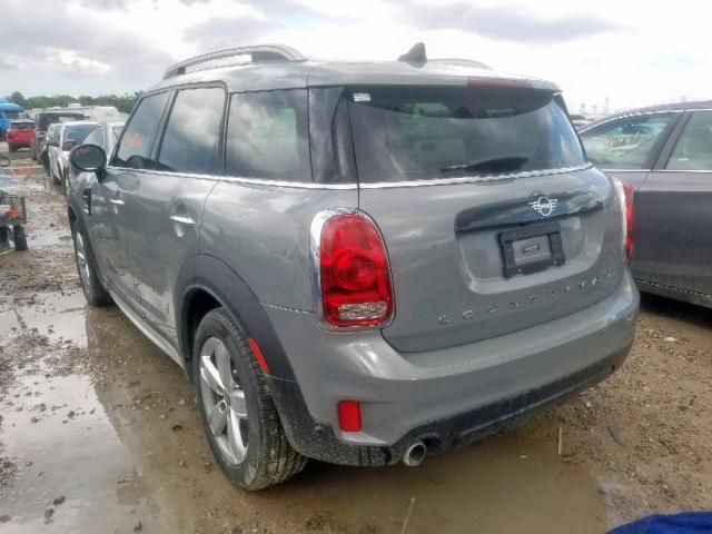 WMZYS7C5XK3F46354 - 2019 MINI COOPER COU GRAY photo 3