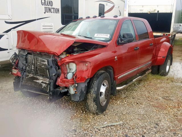 3D7ML49A68G128784 - 2008 DODGE RAM 3500 RED photo 2