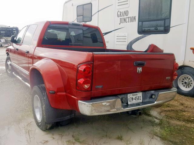 3D7ML49A68G128784 - 2008 DODGE RAM 3500 RED photo 3