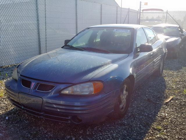 1G2NE52T2XM899768 - 1999 PONTIAC GRAND AM S BLUE photo 2