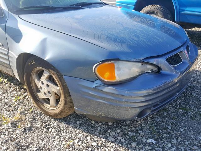 1G2NE52T2XM899768 - 1999 PONTIAC GRAND AM S BLUE photo 9