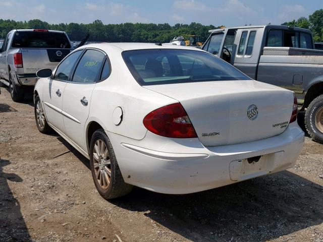 2G4WE587071100605 - 2007 BUICK LACROSSE C WHITE photo 3