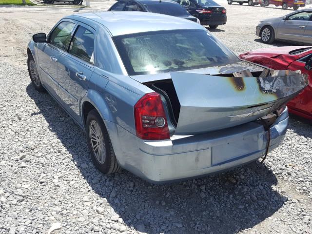 2C3KA43D89H547445 - 2009 CHRYSLER 300 LX TEAL photo 3