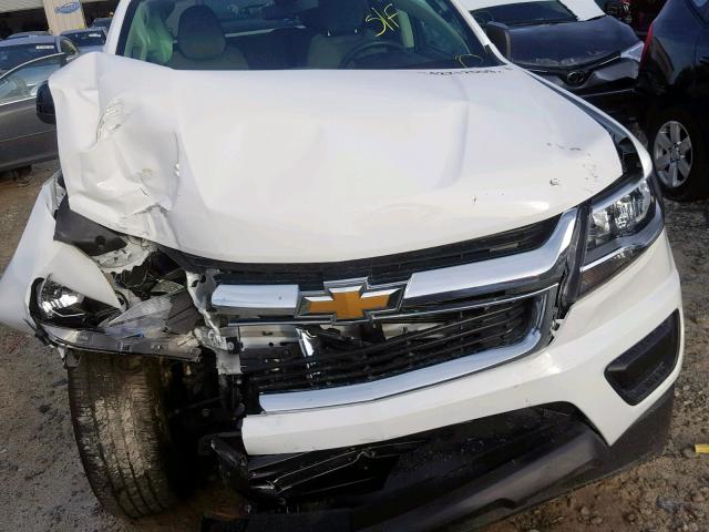 1GCGSBEN4K1106800 - 2019 CHEVROLET COLORADO WHITE photo 7