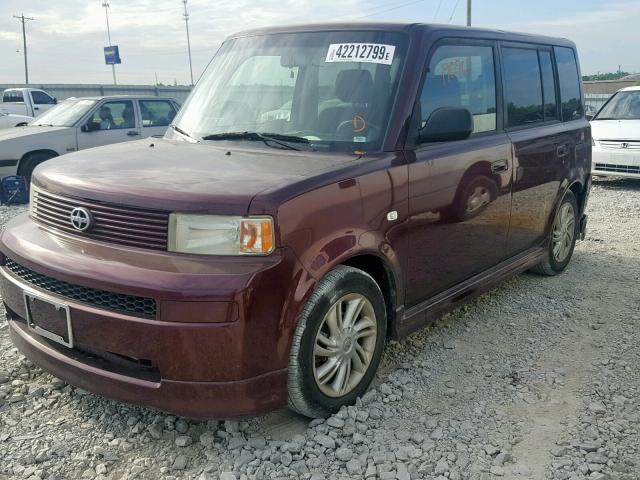 JTLKT324550181111 - 2005 TOYOTA SCION XB 勃艮第红 照片 2