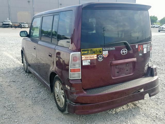 JTLKT324550181111 - 2005 TOYOTA SCION XB 勃艮第红 照片 3