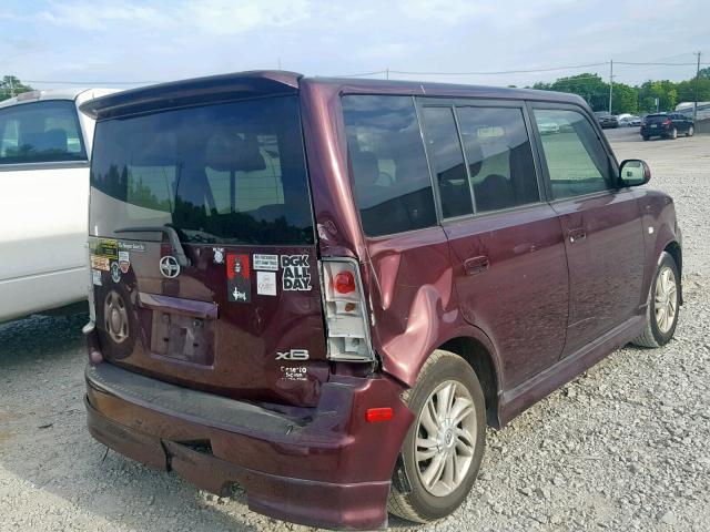 JTLKT324550181111 - 2005 TOYOTA SCION XB 勃艮第红 照片 4