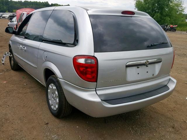 2C4GP24383R286264 - 2003 CHRYSLER TOWN & COU GRAY photo 3