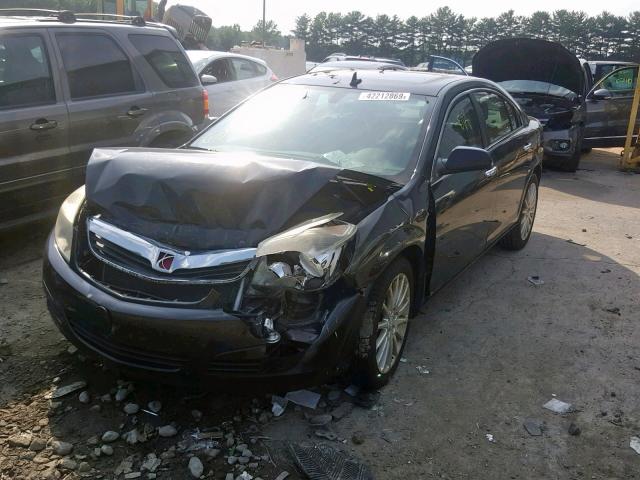 1G8ZX577X9F125630 - 2009 SATURN AURA XR BLACK photo 2