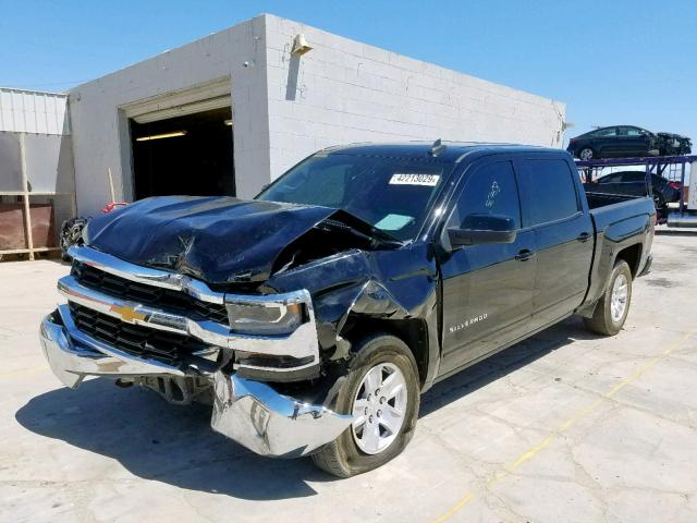 3GCPCREC9JG126772 - 2018 CHEVROLET SILVERADO BLACK photo 2