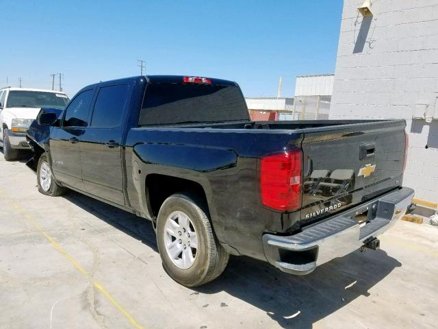 3GCPCREC9JG126772 - 2018 CHEVROLET SILVERADO BLACK photo 3