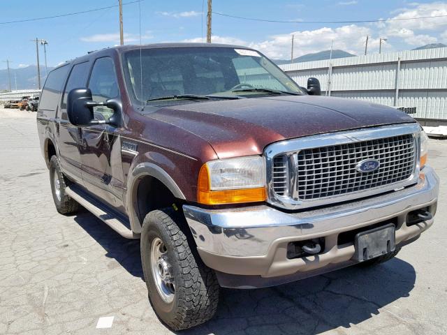1FMNU43S7YED92158 - 2000 FORD EXCURSION MAROON photo 1