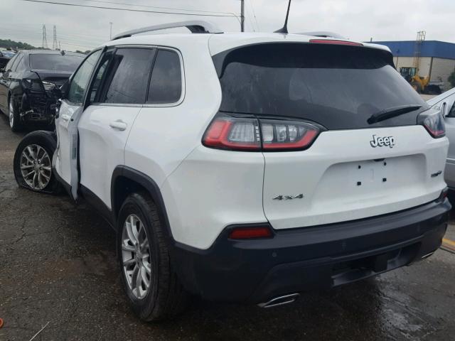 1C4PJMLX1KD105718 - 2019 JEEP CHEROKEE L WHITE photo 3