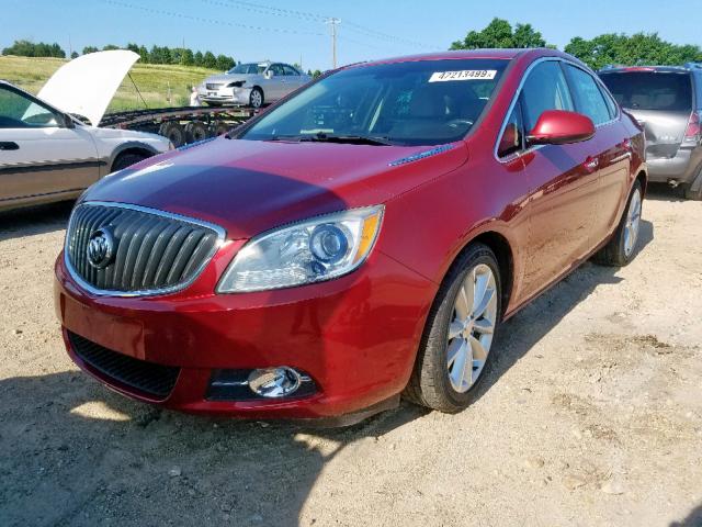 1G4PR5SK2C4125557 - 2012 BUICK VERANO CON RED photo 2