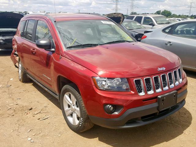 1C4NJDBB6GD551450 - 2016 JEEP COMPASS SP RED photo 1